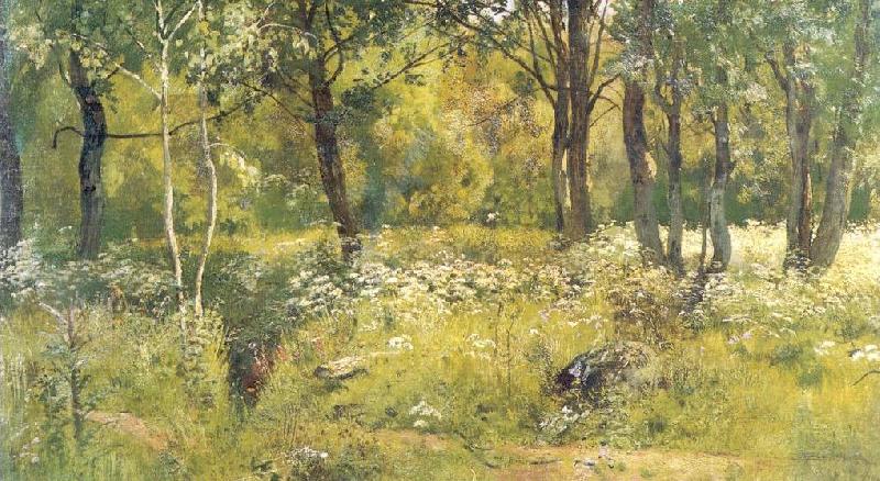 Ivan Shishkin Grassy Glades of the Forest China oil painting art